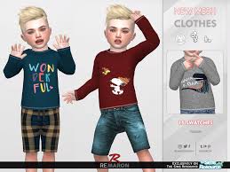 I am not perfect, nor am i consistent. The Sims Resource Sweater Shirt 01 For Toddler