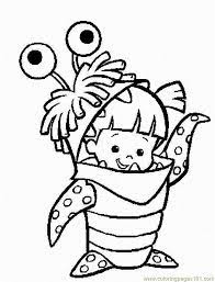 Boo, monsters inc coloring page. Coloring Pages Boocolor Cartoons Monsters Inc Free Printable Coloring Page Online Monstros Patchwork Desenhos Para Colorir