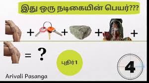 The malayalam film happy wedding in 2016 is the first movie of anu sithara as a lead actress. Connection Game Tamil Guess Tamil Actress Names Brain Games Tamil Tamil Puthir Youtube