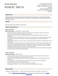 Place your summary statement and highlights section in the top third of the page. Class Teacher Resume Samples Qwikresume