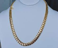 Perfect for the contemporary male or female who appreciates elegance and who wants their jewelry to Solid 14k Gold Miami Men S Cuban Curb Link Chain Necklace Heavy 22 120 Grams 8mm