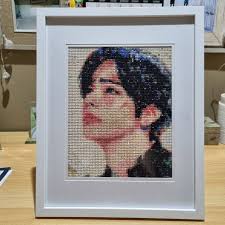 5D DIY Diamond Painting Kit Full Drill, BTS K-pop Boy Band Mosaic Diamond  Kit, Full Drill Square Round