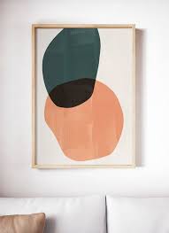 Furniture styles are nothing if not fluid, meaning what's popular one year may not be the next. Mid Century Modern Art Prints Teal Abstract Art Teal And Etsy Geometric Art Prints Abstract Modern Art Abstract
