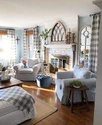 31 The Basics Of Farmhouse Curtains Living Room Farm House That You Can Benefit From Farm House Living Room Blue Living Room Color Farmhouse Decor Living Room