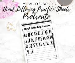 The same applies to ipad lettering. How To Use Hand Lettering Practice Sheets In Procreate Kelly Leigh Creates