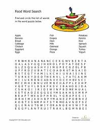 Keep veggies around longer, or give their flavor some punch. Food Word Search Worksheet Education Com Food Words Studying Food Kids Nutrition