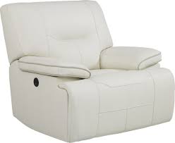 Swivel mechanism is very well made and substantial. Cindy Crawford Home Caletta Off White Leather Power Recliner Rooms To Go
