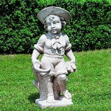 Garten Dekoration Figur Putte Gussstein Kunststein Kunststein Figur Dekoration