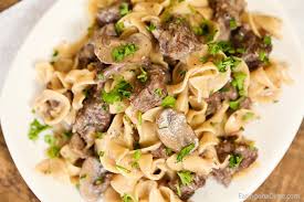 There's no need to brown the beef in advance, just slice it and combine it with the remaining. Easy Crock Pot Beef Stroganoff Recipe Simple Slow Cooker Meal