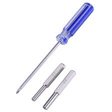All products from 3.8 mm security bit category are shipped worldwide with no additional fees. Blulu 3 8mm 4 5mm Security Bit Screwdriver Tool For Nes Snes N64 Cartridges Systems With 2 5 Trigram Screwdriver Buy Online In Aruba At Aruba Desertcart Com Productid 48670598