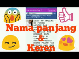 Jan 07, 2021 · buat yang cari nama fb keren cowok ataupun cewek, kamu bisa menggunakan nama faceobook unik keren yang bisa kamu lihat selengkapnya di bawah ini. Cara Membuat Nama Facebook Panjang Dan Unik Youtube