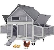 80 Inch Wooden Chicken Coop With Nesting Box - Outdoor Poultry House For  2-4 Chickens