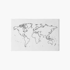 Unsere karten sind sortiert nach kontinenten und ländern. Weltkarte Schwarz Weiss Zum Ausdrucken