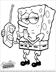 Download this adorable dog printable to delight your child. Spongebob Coloring Page That You Can Print Coloring Library