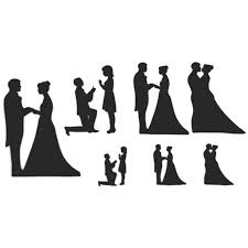 Gestalten sie ihre karte zur konfirmation ganz nach ihren vorstellungen. Patchwork Cutters Wedding Silhouette Set 7 Tlg Herzlich Willkommen Bei Tortenkram De Ihrem Onlineshop Fur Modernes Backen