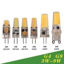 عكس الضوء بقيادة مصباح g4 g9 ac dc 12 فولت 220 فولت 3 واط 6 واط 9 واط cob led لمبة البسيطة g4 g9 ثريا 360 شعاع زاوية استبدال الهالوج dimmable led led bulb bulb