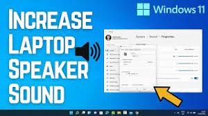 How To Increase The Volume Of Your Laptop's Speakers On Windows 11 - Youtube