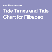 tide times and tide chart for ribadeo time tide chart