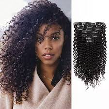 From shop curlsforgurlz $ 20.00. Abh Amazingbeauty Hair Curly Hair Clip On Extension 3b 3c Afro Jerry Curl Thick 100 Remy Hair Natural Black 10 22inch 7 Pieces With 18 Clips 120g 4 2oz 12 Inch Buy Online In