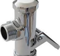 Robinet de chasse d'eau pour WC - Levier chromé - 3/4" - Déclenchement  mécanique : Amazon.fr: Bricolage
