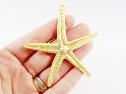 Maybe you would like to learn more about one of these? Extra Large Starfish Pendant 22k Matte Gold Plated 1pc Lylasupplies