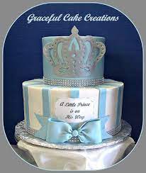 Little Prince Baby Shower Cake Prince Baby Shower Cake Baby Shower Cakes Shower Cakes
