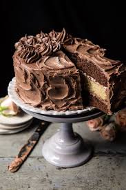 Of course, no ice cream cake is complete without hot fudge sauce and this cake has lots of it. Better Together Chocolate Vanilla Birthday Cake Half Baked Harvest