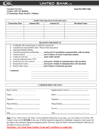 No one likes to wait in lines or waste papers anymore to get basic account information. Ubl Dispute Form Fill Out And Sign Printable Pdf Template Signnow