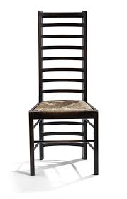 Charles Rennie Mackintosh 1868 1928 For Miss Cranston S Willow Tearooms Ebonised Oak Ladder B Charles Rennie Mackintosh Rennie Mackintosh Ladder Back Chairs