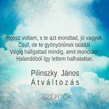 Csúf, de te gyönyörűnek találtál. Pilinszky Janos Atvaltozas Rossz Szepitok Magazin Facebook