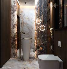 See more ideas about bathroom design, bathroom interior, bathroom inspiration. Guest Bathroom Design In Kuwait City On Behance Guest Bathroom Design Washroom Design Bathroom Design Decor