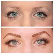Blonde Eyelashes Before And After Permanent Tattooed Eyebrows Google Search Eyebrow Tattoo Blonde Eyelashes Eyebrows