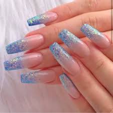 40 Colorful Coffin Acrylic Nails To Choose From