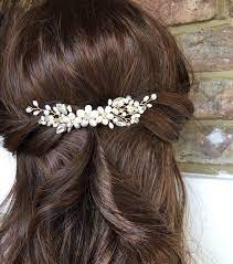 Bridal Hair Comb Wedding Hair Comb Bridal Accessories Bridal Headpiece Bridal Hair Piece Wedding Comb Bridal Hair Accessories Bridal In 2021 Bridal Hair Comb Simple Wedding Hairstyles Bridal Hair Accessories