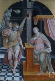 Bernardino Lanino Annunciazione Tavola Museo Borgogna Vercelli Arte Religiosa Museo Arte Antico
