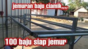Salah satu kendala dalam menempatkan jemuran adalah tidak adanya lahan di luar rumah yang luasnya memadai. Jemuran Baju Ready Motif Terbaru Ciamik Youtube