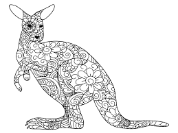 Christmas animals coloring pages are a fun way for kids of all ages, adults to develop creativity, concentration, fine motor skills, and color recognition. Kangaroos To Print For Free Kangaroos Kids Coloring Pages