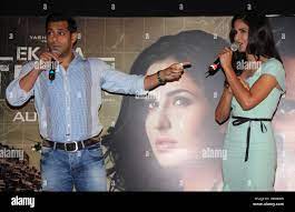 Bollywood actors Salman Khan Katrina Kaif during launch first song their  upcoming film Ek Tha Tiger Mumbai Stock Photo - Alamy