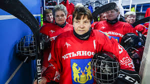 A hockey podcast that doesn't talk about last night's scores. Meet The Russian Babushkas Playing Ice Hockey Photos Videos Russia Beyond