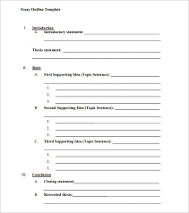 Essay Outline Template Essay Outline Template Essay Outline Essay Outline Format