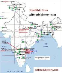 Map of iraq showing important sites that were occupied during the ubaid period the ubaid period (c. Neolithic Sites Map For History Optional Self Study History