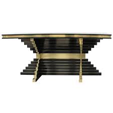 Rare Alain Delon For Maison Jansen Console Console Table Styling Art Deco Cabinet Elegant Furniture