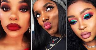 10 black makeup artists on insram