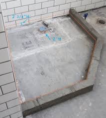 How To Build A Custom Tiled Shower Pan Diy Bathroom Makeover Diy Bathroom Design Custom Tile Shower
