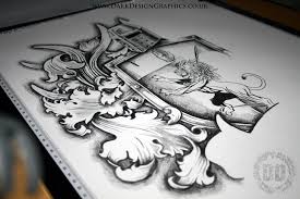 With tattoo designers from all over the world, we can provide best custom tattoo designs. Creating A Custom Coat Of Arms Tattoo Design On Behance