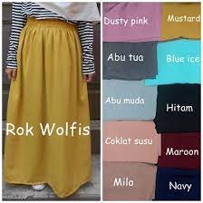 Perbedaan warna milo dan coklat susu. Rok Polos Panjang Wolfis Shopee Indonesia