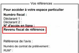 © 2021 info impots 2021. Revenu Fiscal De Reference 2021 Qu Est Ce Que C Est