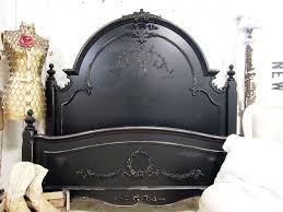 Painted Cottage Chic Shabby Black Romance Bed Bd216 Shabby Chic Bedrooms Painted Cottage Black Bedroom Furniture