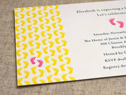 Pink Yellow Footprints Baby Shower Invites Invitation Crush Baby Shower Yellow Footprints Baby Shower Animal Baby Shower Invitations
