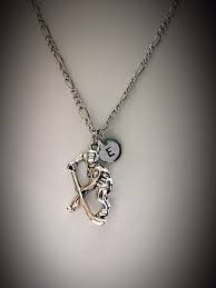 Personalized Hockey Player Charm Necklace Hockey Necklace Hand Stamped Monogram By Qberrycreations On Etsy Necklace Unique Jewelry Charm Necklace